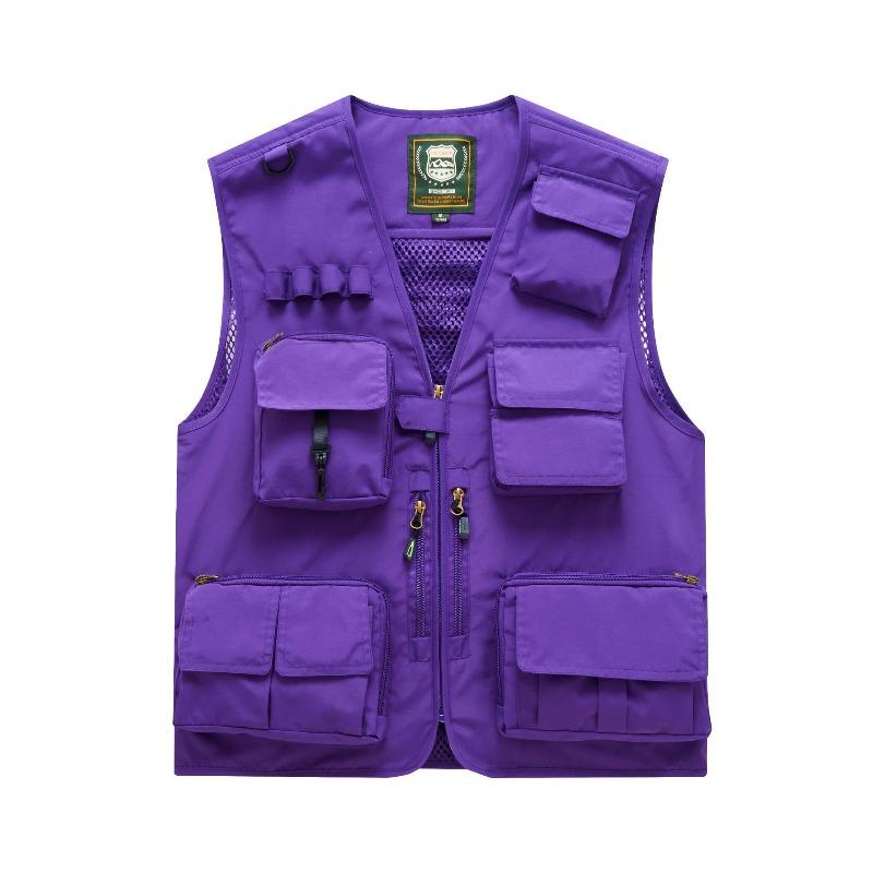 Vest Thin Men's Outdoor Multi-Pocket Fishing Photography Vest Vest Vest Vest Printed Tooling
