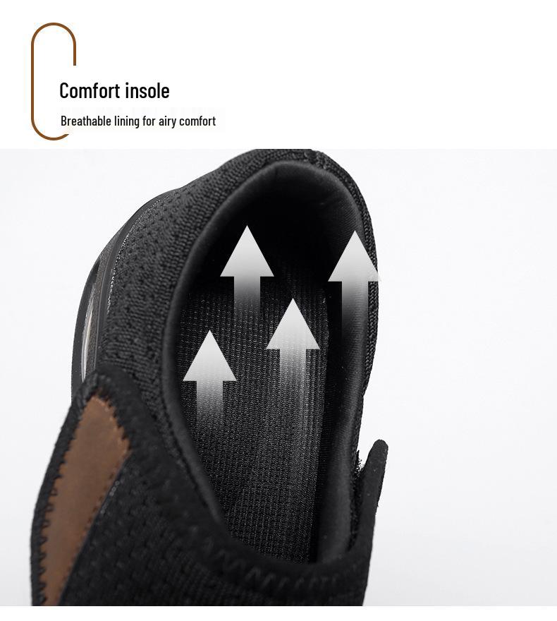Scarpe da Passeggio da Donna 2025 in Rete Traspirante con Velcro - Suola Morbida, Comfort Casual