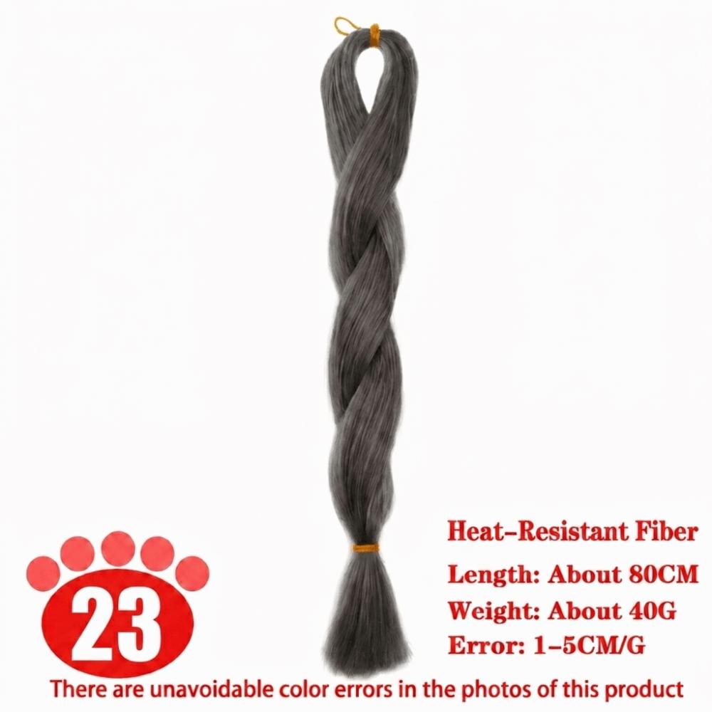 80cm Heat-Resistant Fiber Doll Hair Hand-crocheted Doll Hair for BJD SD Doll Doll Hair