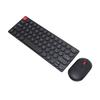 Keyboard Mouse Combo for Auto Sleep Retro 2.4G Wireless 64 Keys Keyboard 1200dpi Mouse with Receiver