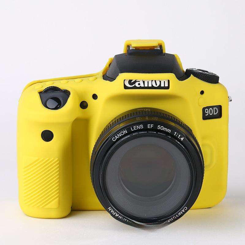 Macaron - Colored Silicone Case for Canon EOS 90D - Special - Purpose DSLR Protective Cover & Camera Bag