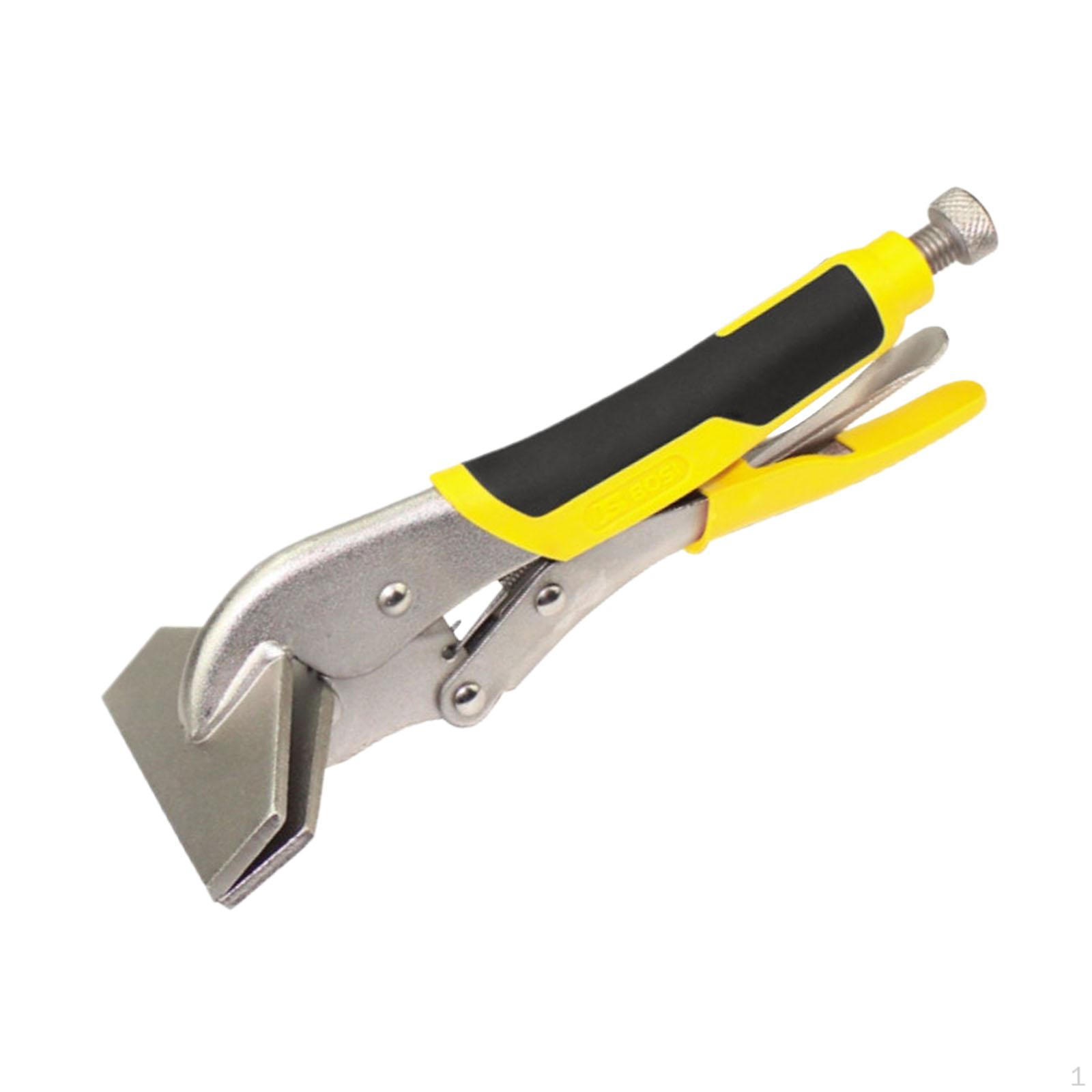 

Фиксирующий зажим для листового металла Сварочные клещи Прочный Прямой Плоский Гладкий Губки Сверхмощный Гибочный инструмент