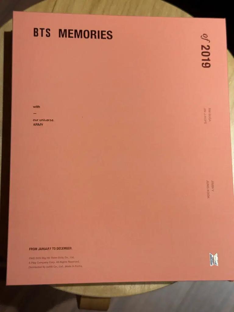 BTS Bangtan Boys 2019 Memories Transfer (einschließlich Fehler) Gebraucht