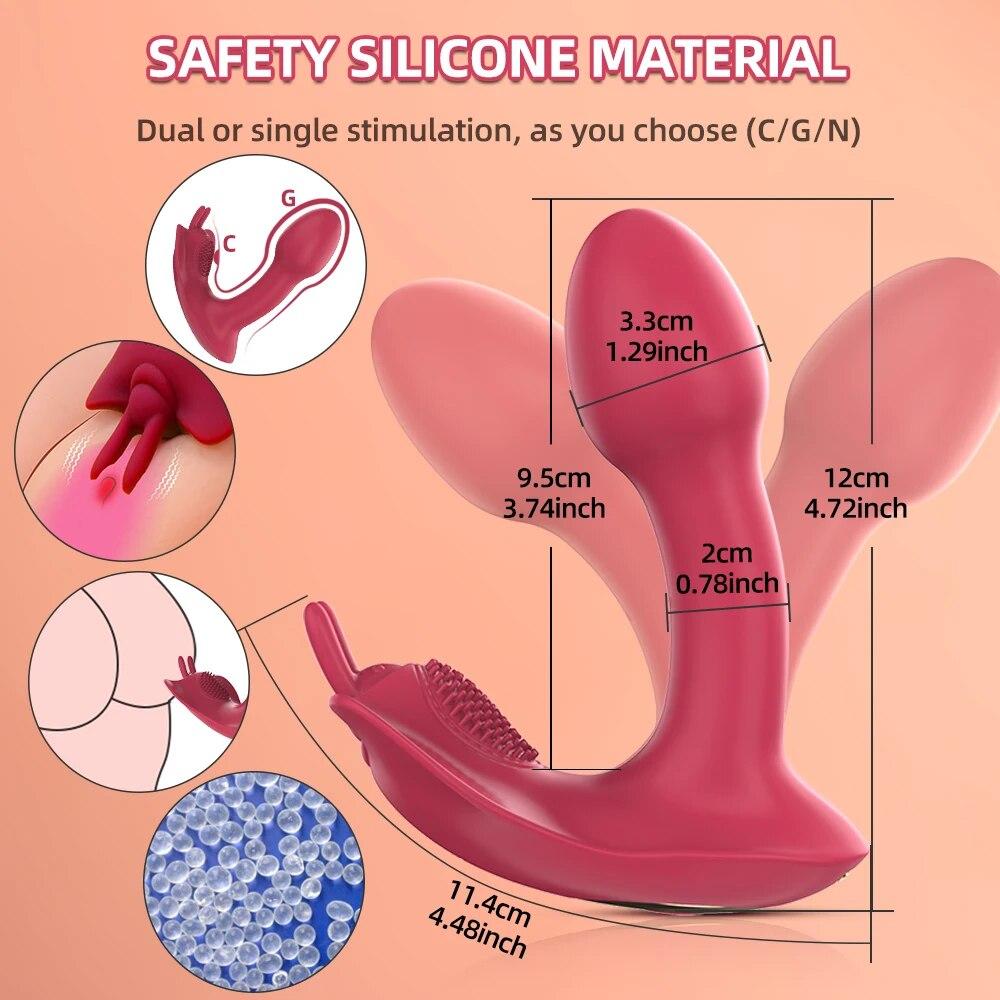Leistungsstarke Klitoris Vibrator Dildo Für Frauen APP Wireless G-punkt Klitoris Stimulator Weibliche Höschen Massager Sex Spielzeug Erwachsene Waren