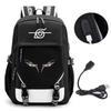 Großes Fassungsvermögen Anime Naruto Inspiriertes Rucksack für Teenager Schüler Tägliche Nutzung Laptop Reisetasche Urbaner Stil