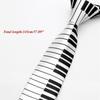 Classic Piano Keyboard Black & White Necktie Casual Music Tie Tie