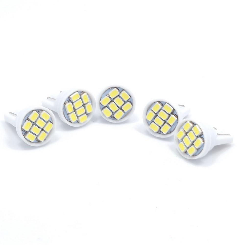 10X T10 1206 8Led Car Led Interior Light 194 168 192 W5W 3020 Auto Wedge Lighting DC 12V License Plate Lamp ParkingTail Light