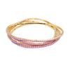 European & American Style Colorful Zircon Diamond Elastic Tennis Bracelet
