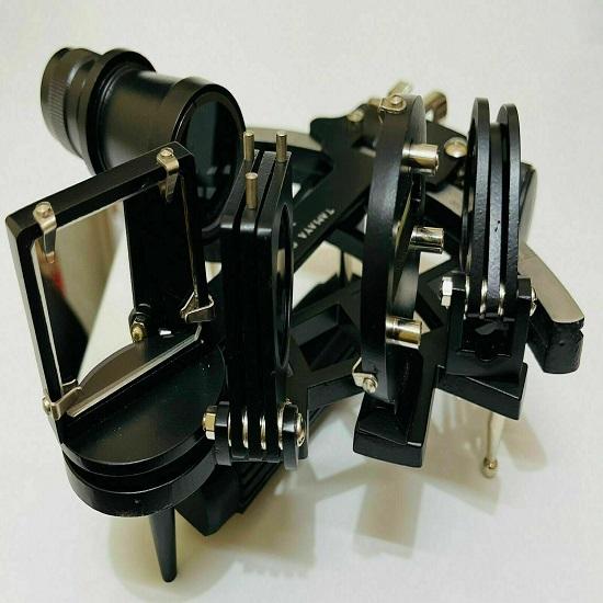 Nautisch Messing Zwart Tamaya Sextant Werkend Navigatie Volledig Functionele Sextant Cadeauartikel