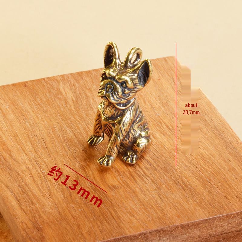 

Набор латунных брелоков с китайским зодиаком: 3D подвески со знаками зодиака для DIY украшений на год Бэнмин