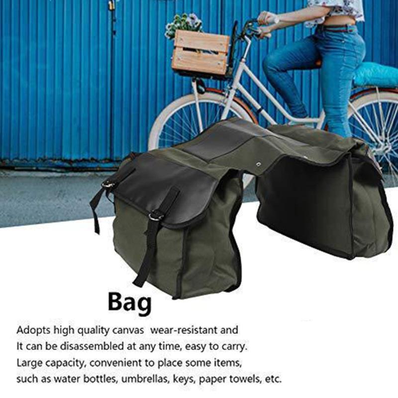 Durability Cycling Panniers Large Capacity Bike Outdoor Ride Gear Backseat Bag for Rear Racks and Convenient Storage
