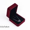 Beige Velvet Octagon Jewelry Box Necklace Pendants Bracelets Box Rings Earrings Box Jewelry Storage Display Jewelry Package Case