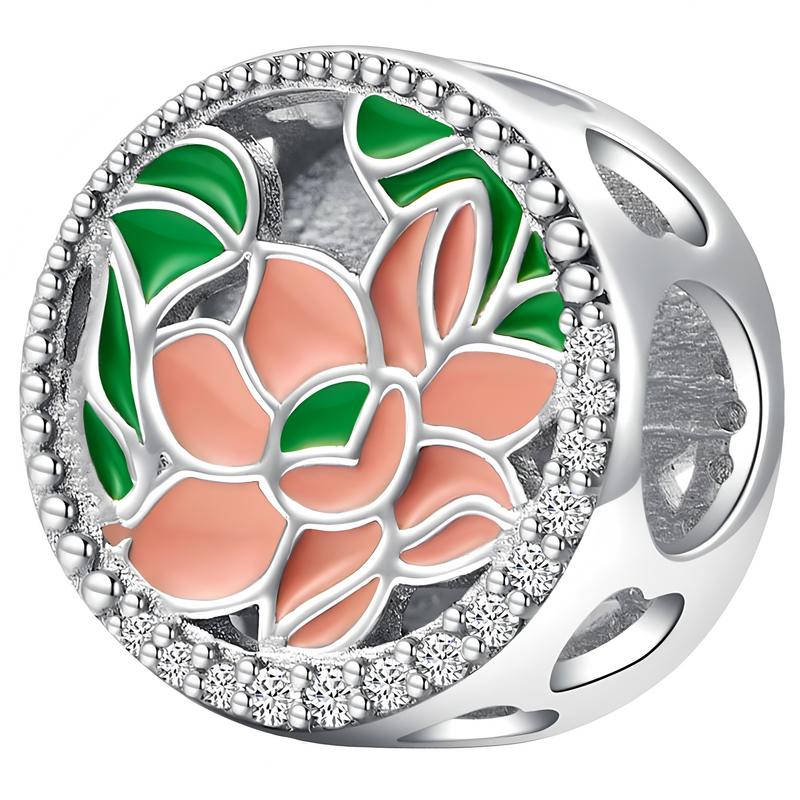 Charms Do Pandora Zawieszka Charms Lotos Czerwiec Srebro 925 Charmsy Trusky