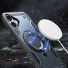 iPhone 16 Hybrid Armor Trendy MagSafe Case - Blue
