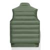 Men's Casual Solid Color Vest, Men's Stand-up Collar Zipper Fleece Warm Sleeveless Vest