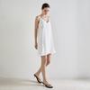 NOEUD Silken Mini Dress (Ivory)