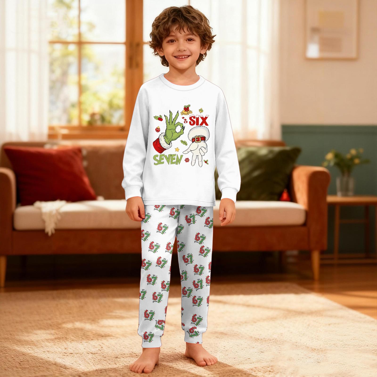 

Children s Set - Boy And Girl Printed Thin Two-Piece Set With Long Sleeves And Pants 160