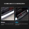 Leather Car Door Sill Plate Protector Stickers Threshold Side Anti Scratch Tape Protection for Toyota GR Car Accessorie