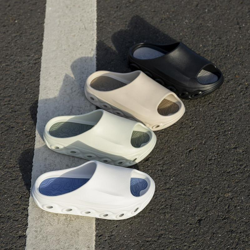 Coconut Sandals and Slippers with A Sense of Stepping on Shit Men's Soft-soled Thick-soled One-word Summer Outdoor Tide Brand