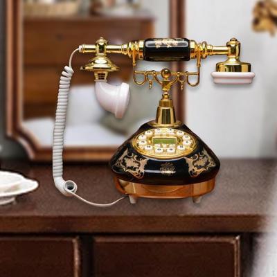 Ενσύρματο Ρετρό Τηλέφωνο Επιτραπέζιο Στολίδι Ευρωπαϊκού Στυλ Σταθερό Κλασικό Γραφείο