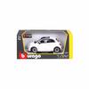 Bburago 1/24 Scale Fiat 500 2007 White / Diecast Model Car, Finished Product, 18-22106
