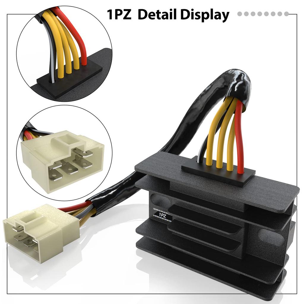 1PZ JPX-ZA8 5 Pin 14V-15V For Suzuki Heat Protection GSX400 Impulse Regulator Address 125