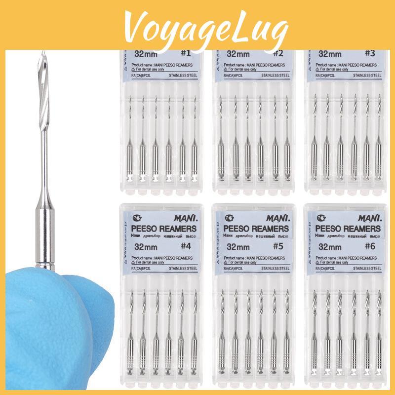 Dental 32mm Endodontic 6pcspack Files Reamers Drill Burs Peeso Reamers Endo Files Peeso Dentist Materials Dentistry Instruments