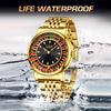 Luxury Mens Watches Roulette Game Dial Fashion Mens Watch Waterproof Luminous Quartz Wristwatches
