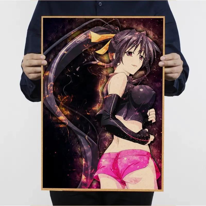 Japanese Anime High School Dxd Posters for Wall Decor Poster Vintage Art  Canvas Art for Home Wall Decoration for Room Decor