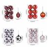 6 Stück Fußball Basketball Rugby Baseball Weihnachts-Hängekugeln Heim Weihnachtsdeko