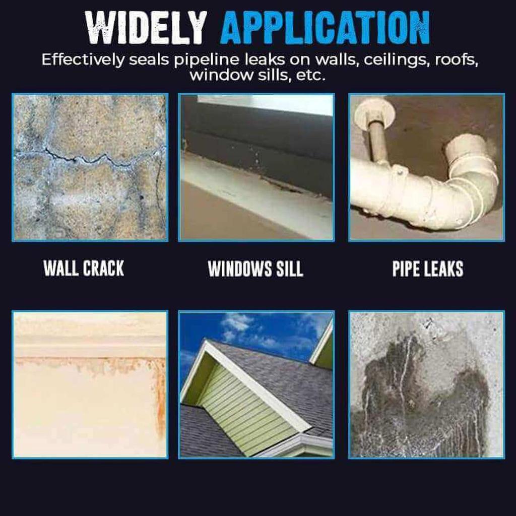 Long-Lasting Waterproof Sealant for Various Surfaces with Brush Application