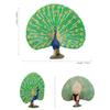Realistic Plastic Farm Life Peacock Toy Figure  Authentic Hand Painted Bird Model Figurine Fun Collectible Educational Play Toys