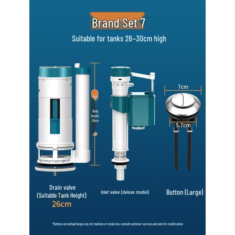 

HANDUNYOU Toilet Fill and Flush Valve Set