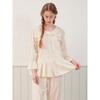 Lunaluz Women S Cotton Long Sleeve Two Piece pajamaS Fomini