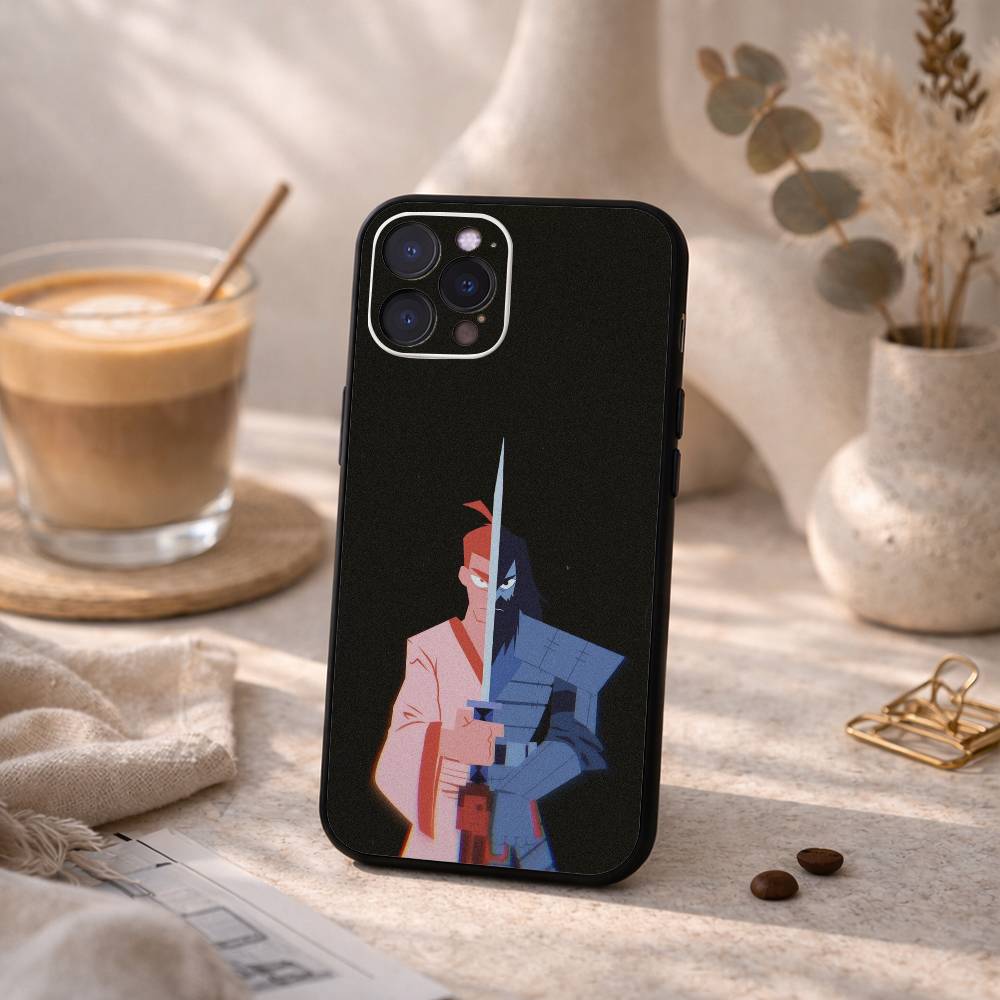 S-Samurai J-Jack Phone Case For iPhone17,16,15,14,13,12,Plus,Pro Max, 5G Others Soft Black Cover