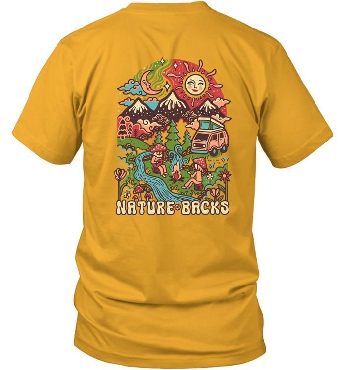Nature Backs Riverside Outdoor Adventure Tee Unisex T-Shirt XL