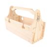 Wooden Folding Picnic Basket Table Outdoor Portable 2 in 1 Vintage with Wine Glass Holder