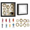 DIY Mini Museums Silhouettes Box,Shadows Box Frame Display Case,Personalize Photo Shadows Box Display with Figurine B03E