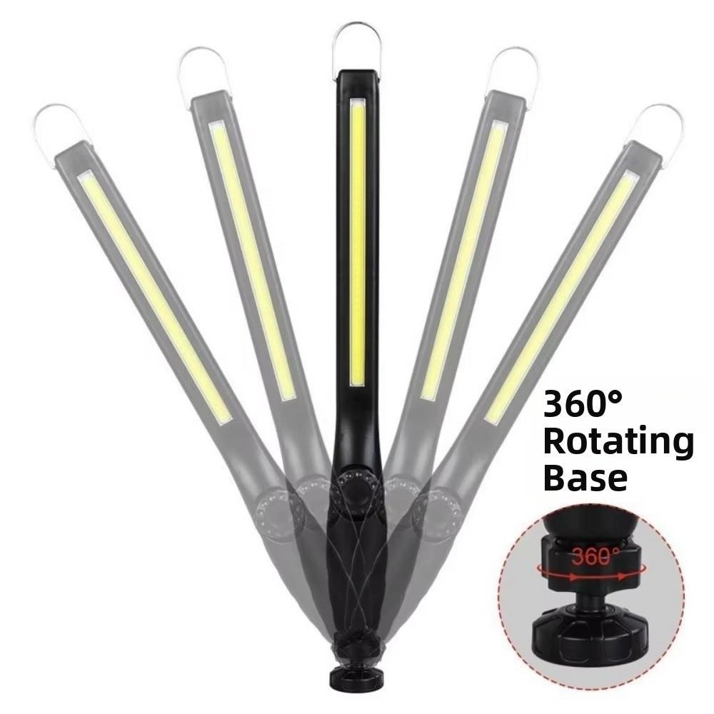 With Magnet Flashlight 360°Rotation Base Emergency Lamp Portable LED Work Light  Inspection Wor