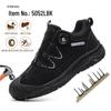 Men's Lightweight Anti-Smash, Anti-Puncture Work Shoes – Comfortable, Wear-Resistant Protection for Construction Sites