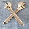 Explosion-Proof Beryllium Copper Adjustable Wrench - Sizes: 6", 8", 10", 12", 15", 18", 24"