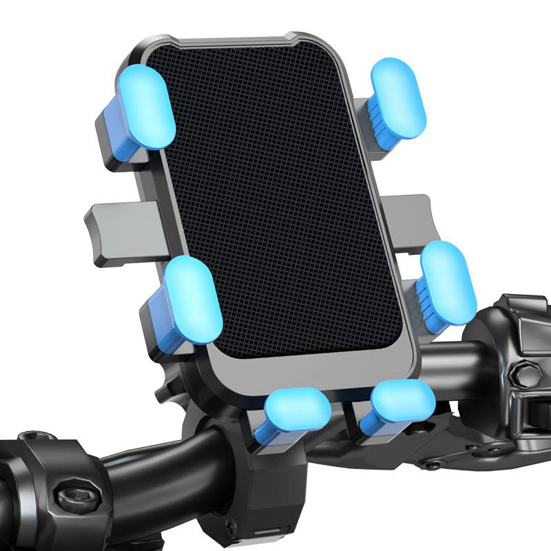 Electric Vehicle Mobile Phone Holder Mountain Self-driving Bicycle Gravity Shock Absorption Navigation Bracket Takeaway Cycling Car Mobile