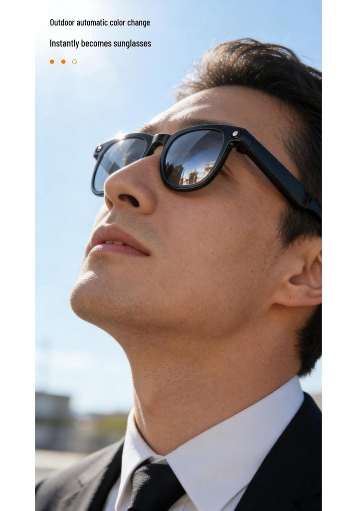 JS02PRO Smarte KI Bluetooth-Brille: 12MP Kamera, Videoaufnahme, Übersetzung, Objekterkennung, Anrufe, Musik.
