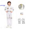 Halloween Astronaut Cosplay Costume Kids Boy Girl Jumpsuit Cartoon Space Party Spaceman Outfit White Spacesuit Bodysuit Clothing