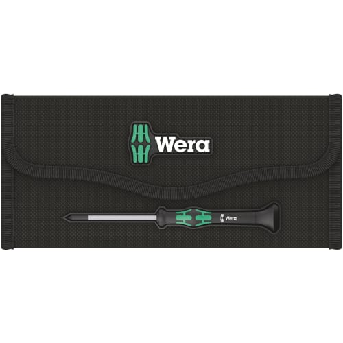 WERA Kraftform Handle Precision Screwdriver Storage Pouch for 12 Screwdrivers, 235 X 115 Mm, 671385