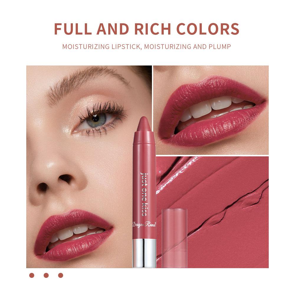 Glossy Crayon Lipstick for Brightening and Enhancing Complexion, Lip Plumper Lip Gloss, Versatile Moisturizing Lip Mud, Base Lip Care, Gentle Lip Balm