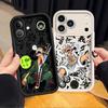 Case for Apple iPhone 17 Pro Max 11 Air 13 Mini 15 16e 16 12 14 Plus XR XS Phone Cover One Pieces Anime