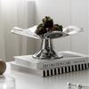Tainless Steel Plate, Fruit and Snack Tray, Wavy Irregular Metal Storage Tray, Dining Table Decoration, Scandinavian Style