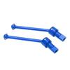 2 Pcs Front Rear Drive Shaft Aluminium Alloy RC CVD Front Rear Drive Shaft for Traxxas Latrax Teton