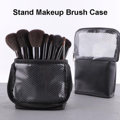 Makeup Brush Bucket Bag Large Capacity Cosmetic Brushes Bag Professional Women Cosmetic Tools Organizer Case for Makeup Artists